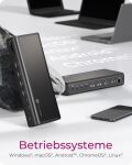 ICY BOX DockingStation 17-in-1, 6x Videoausgabe