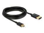 DELOCK HDMI Kabel Ethernet A ->micro D St/St 4.50m 3D 4K