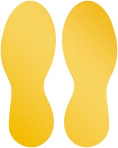 Durable 104704 Selbstklebendes Hinweisschild Gelb