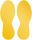 Durable 104704 Selbstklebendes Hinweisschild Gelb