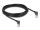 DeLOCK RJ45 Netzwerkkabel Cat.6A S/FTP Slim 90° oben / oben gewinkelt 5 m schwarz