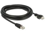 DELOCK Kabel Cat.6 RJ45-St > RJ45-St m. Schrauben SSTP 3.0m
