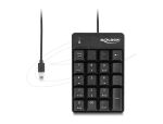 DELOCK USB Type-C Nummernblock 19 Tasten schwarz