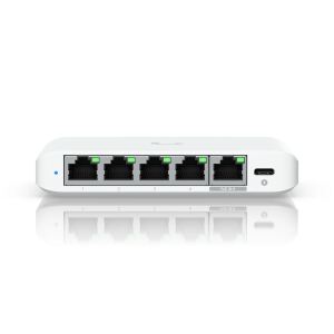 Ubiquiti UniFi Flex Mini 2.5G Managed 2.5G Ethernet (100/1000/2500) Power over Ethernet (PoE) Desktop Weiß