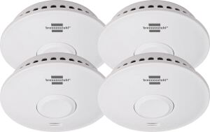 Brennenstuhl RM L 3101 Kohlenstoffmonoxid-Melder Interkonnektabel Kabellos
