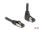 DeLOCK RJ45 Netzwerkkabel Cat.8.1 S/FTP 90° oben gewinkelt / gerade 3 m schwarz
