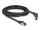 DeLOCK RJ45 Netzwerkkabel Cat.8.1 S/FTP 90° oben gewinkelt / gerade 3 m schwarz