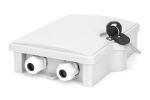 Digitus FTTH Distributions Box für Außen 2SC/Simplex, LC/Duplex