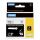 DYMO Rhino Industrie Permanente Polyesteretiketten | 6 mm x 5,5 m | Schwarz auf Weiß | selbstklebendes Schriftband | für Rhino und LabelManager Beschriftungsgerät