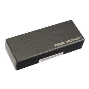 RealPower 140474 Netzteil & Spannungsumwandler Drinnen 40 W Schwarz