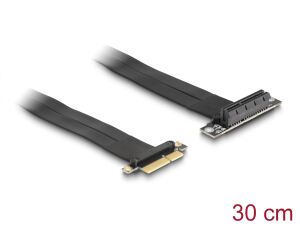 DELOCK Riser Karte PCI Express x4 St. zu 4 Slot Kab.30 cm