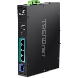 Trendnet TI-PGM541 Netzwerk-Switch Gigabit Ethernet (10/100/1000) Schwarz