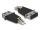 DeLOCK LWL Hybrid Kupplung LC Duplex Stecker zu SC Duplex Buchse beige