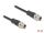 DELOCK M12 Kabel X-kodiert 8 Pin Stecker zu Stecker PVC 5 m