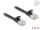 DELOCK Patchkabel gewinkelt RJ45 S/FTP Cat6 1,5 m Schwarz