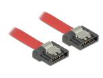 DeLOCK 0.3m SATA III SATA-Kabel 0,3 m SATA 7-pin Rot