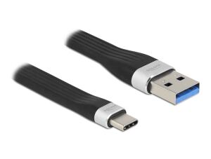 DELOCK USB 3.2Gen1 FPC Flachbandkabel USB Typ-A > C 13,5cm