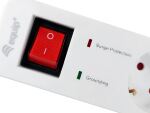 Equip 5fach Verteiler mit Schalter und 2fach USB-Lader, Mehrfachsteckdose Schuko