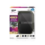 Silicon Power Armor A60 Externe Festplatte 2 TB 2.5" USB Typ-A 2.0/3.2 Gen 1 (3.1 Gen 1) Schwarz