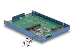DELOCK SATA Konverter USB3.1 Micro B -> M.2 KeyB/mSATA 9mm