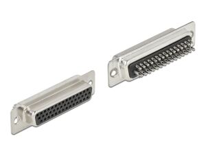 DELOCK D-Sub HD 44 Pin Buchse Metall, Lötversion, 2 Stück