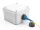DeLOCK LWL Kabelverbinder SC Simplex Buchse zu SC Simplex Buchse mit Verschlusskappe wasserfest