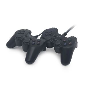 Gembird JPD-UDV2-01 Gaming-Controller Schwarz USB 2.0 Gamepad Analog / Digital PC