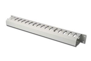 Digitus Kabelführungspanel mit abnehmbarer Blende für 483 mm (19“)-Schränke, 1HE