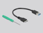 DELOCK Externes Gehäuse SuperSpeed USB,M.2 SATA SSD Key B