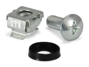 Equip M6 Käfigmuttern- und Schrauben-Satz, 50 Sets/pack