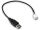 Inter-Tech 88885450 USB Kabel 0,3 m USB A Schwarz