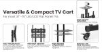 Equip 37"-70" Multifunktions LCD-TV Wagen