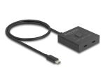DeLOCK USB 10 Gbps USB Type-C Switch 2 auf 1 bidirektional 8K