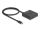 DeLOCK USB 10 Gbps USB Type-C Switch 2 auf 1 bidirektional 8K