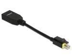 DeLOCK 65978 Videokabel-Adapter 0,15 m Mini DisplayPort DisplayPort Schwarz