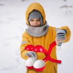 Jamara Snow Play Schneeballzange Duo 38cm rot