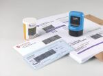 Trodat ID Protector Tintenroller, Himmelblau, Kissen Schwarz (Eng Verpackung, Gebrauchs