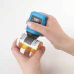 Trodat ID Protector Tintenroller, Himmelblau, Kissen Schwarz (Eng Verpackung, Gebrauchs