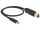DeLOCK 83674 USB Kabel USB 3.2 Gen 2 (3.1 Gen 2) 0,5 m USB C USB B 10 Gbit/s Schwarz
