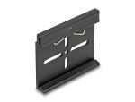 DELOCK Aluminium Montageclip für Hutschiene 60x47,8mm schw.