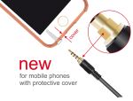 DELOCK Klinkenkabel 3.5mm 4Pin-St > St gewinkelt 1.0m...