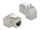 DeLOCK Keystone Modul RJ45 Buchse zu RJ45 Buchse Cat.6A 90° gewinkelt