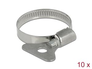 DELOCK Schlauchschelle, Flügelmutter 25-40mm 10 Stk. Metall