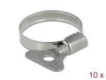 DELOCK Schlauchschelle, Flügelmutter 25-40mm 10 Stk. Metall