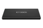 Icy Dock MB861U31-1M2B Speicherlaufwerksgehäuse SSD-Gehäuse Schwarz M.2