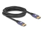 DELOCK DisplayPort Kabel 8K 60Hz 5m flieder Metall