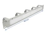 DELOCK 19" Kabelmanagement Bürstenleiste 5 Bügel 1 HE grau