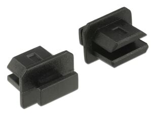 DeLOCK 64026 Steckdosensicherung mini Displayport Schwarz 10 Stück(e)