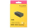 DeLOCK 63320 Kabeladapter 1 x HDMI-A 19 pin Schwarz