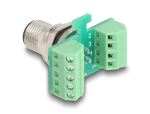 DeLOCK M12 Übergabemodul Adapter 8 Pin A-kodiert...